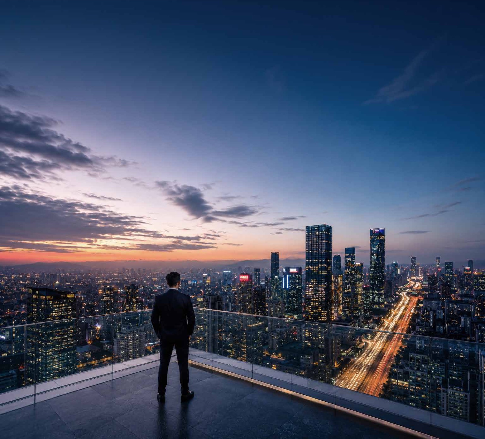 Gaur Plume — Rooftop & Skyline view